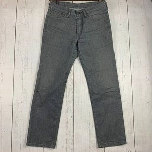 Levis 514 32 Regular Fit Low Rise Gray Jeans Pants Denim Women‎